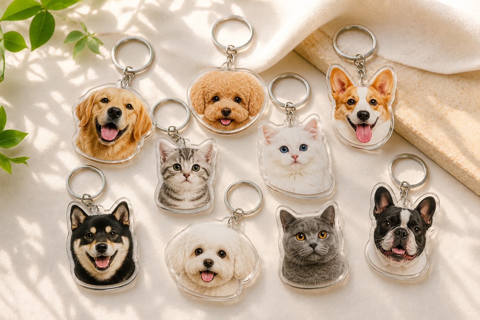 Llavero Personalizado con Foto de tu Mascota