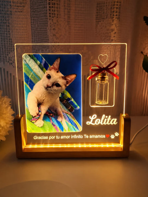 Lámpara Personalizada con Foto de tu Mascota